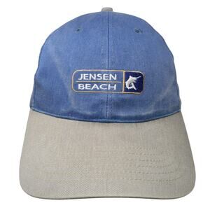 Jensen Beach Slideback Baseball Cap Blue One Size Royal Headwear & Embroidery